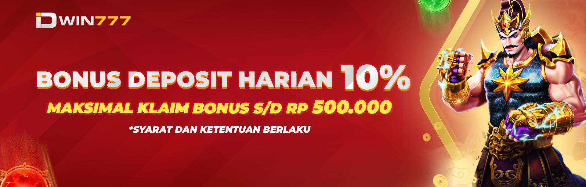 BONUS HARIAN 10%